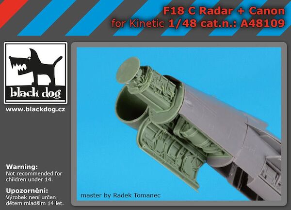 F18C Hornet radar + canon (Kinetic)  A48109