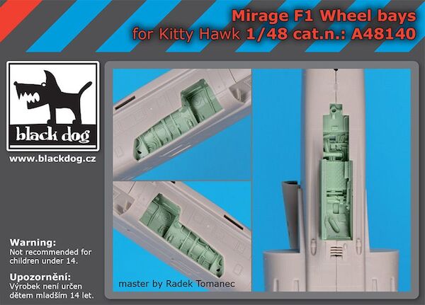 Mirage F1 wheel bays (Kitty Hawk)  A48140