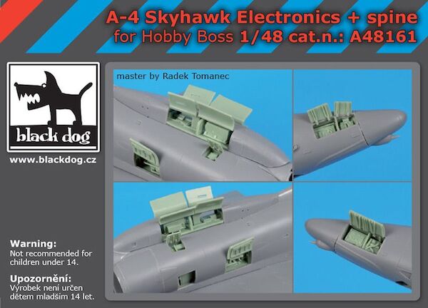 A-4 Skyhawk electronics + spine (Hobby Boss)  A48161