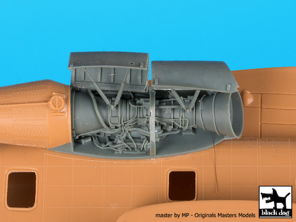 Sikorsky MH53J  engine (Italeri)  A72013
