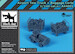 Airport tow truck + baggage carts BDA44001