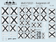 WW2 Bulgarian Air Force  BMD72021