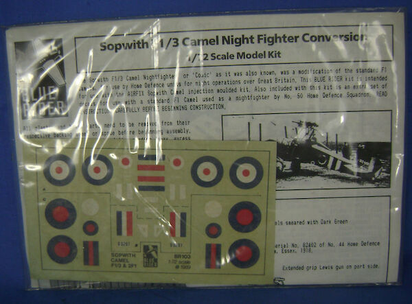 Sopwith F1/3 Camel Night Fighter (Sopwith Comic) (Airfix)  BR103
