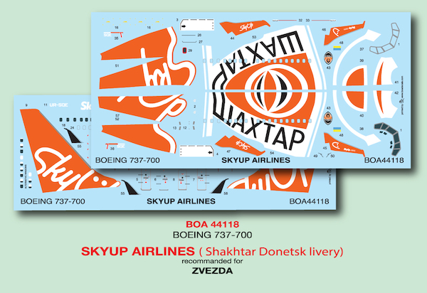 Boeing 737-700 (SkyUp Airlines, Shakhtar Donetsk liverey)  boa144118