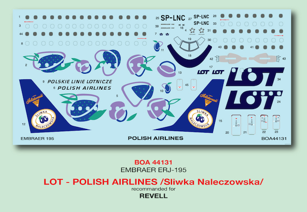Embraer ERJ-195 LOT Polish Airlines (Revell)  boa144131