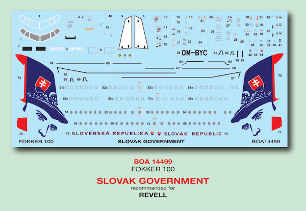 Fokker F100 (Slovak Government)  boa14499