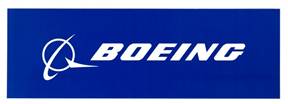 Boeing Signature Blue Sticker  580080040037