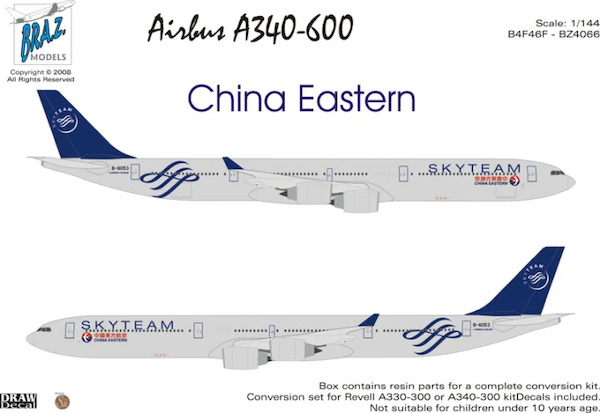 Airbus A340-600 ((China Eastern Skyteam)  b4f46F-BZ4066