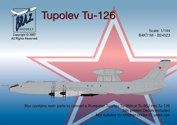 Tupolev Tu126, the first soviet Awacs  B4KT1A3