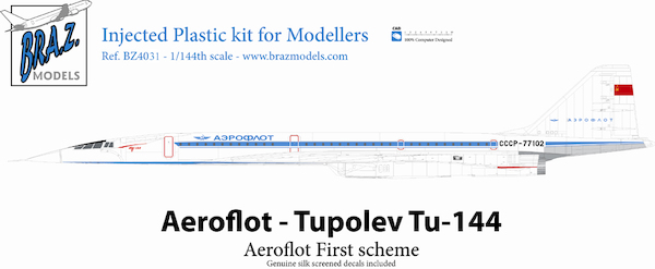Tupolev Tu144 "Charger" (First Scheme Aeroflot)  BZ4028