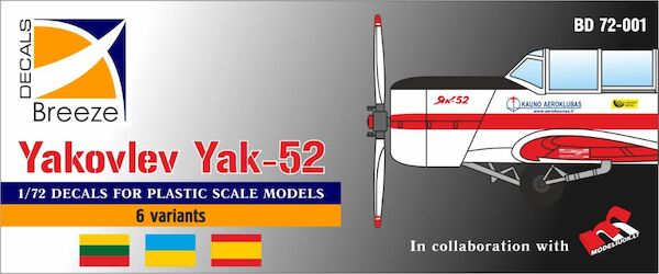 Yakovlev Yak52 (Lithuania, Ukraine, Spain)  BD 72-001