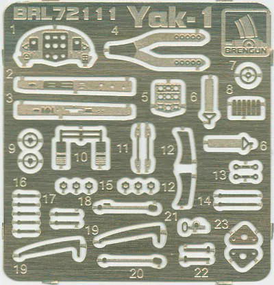 Detailset Yak1(Brengun kit)  BRL72111