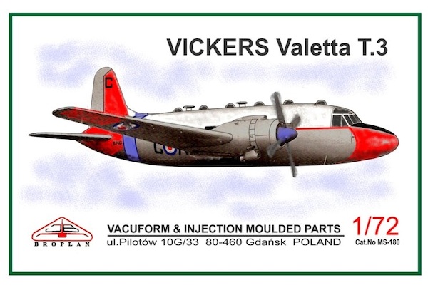 Vickers Valetta T.3  (RAF VX564,WJ461)  MS-180