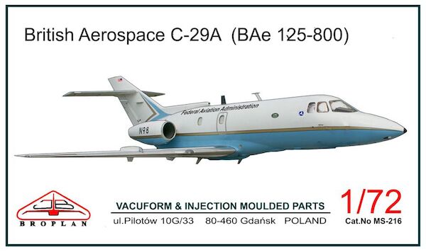 British Aerospace C29A (BAe 125-800)(FAA)  MS-216