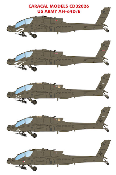 AH64D/E Apache (US Army)  CD32026