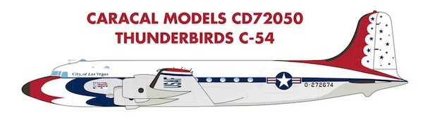 Douglas C54 Skymaster - Part 3 "Thunderbirds"  CD72050