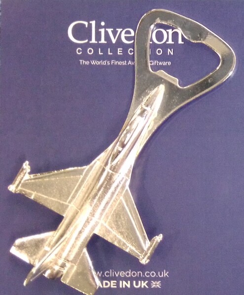Clivedon Bottle Opener F16 shape with magnet  CBO-F16