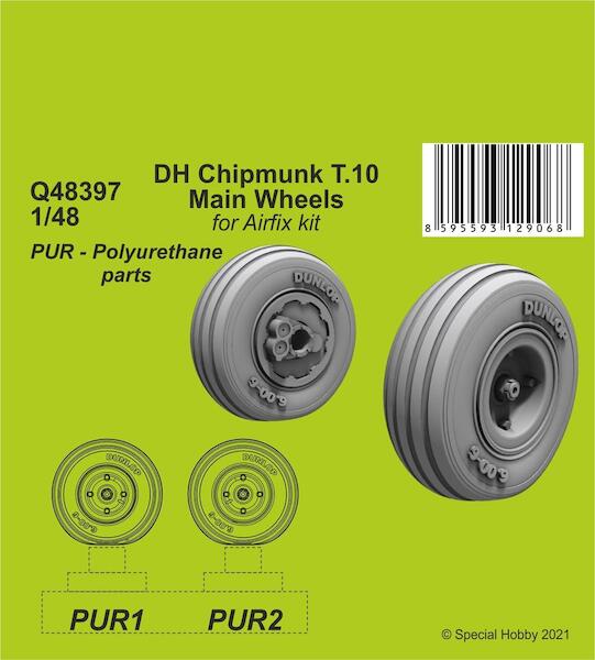 DH Chipmunk T.10 Main Wheels (Airfix)  CMK-Q48397