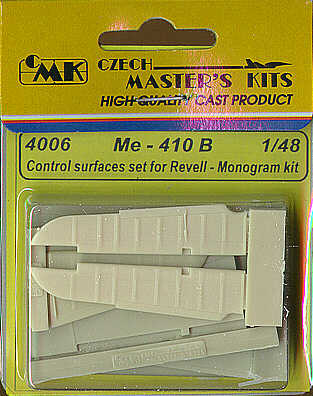 Messerschmitt Me410B Control Surfaces (Revell/Monogram)  CMK 4006