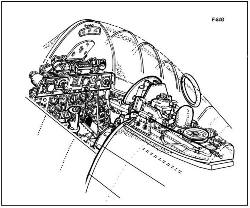 F84G Thunderjet interior Set (Tamiya)  CMK 4023