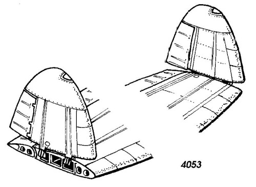 D3A-1 Val Model 11 Wing Fold set (Hasegawa)  CMK 4055