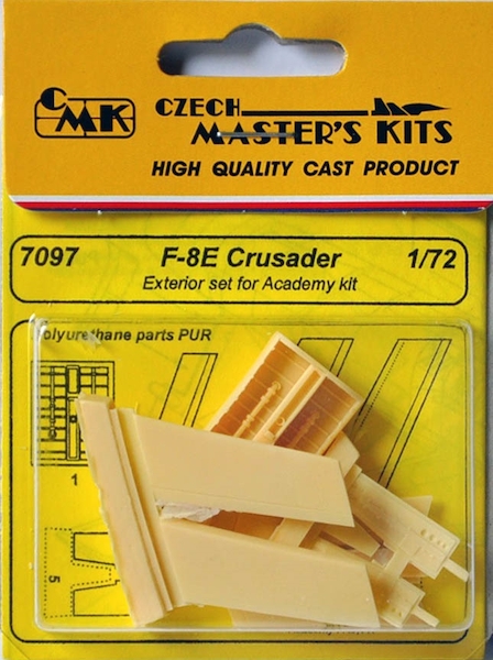 F8E Crusader exterior set (Academy)  CMKA7097