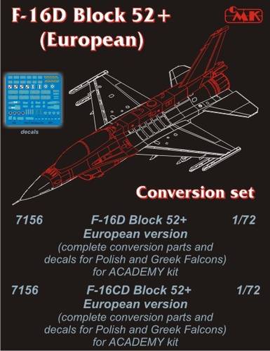 F16D Falcon Block 52+ (European)  (For Academy kit)  CMKA7156