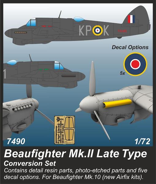 Beaufighter Mk.II Late Type Conversion set (Airfix)  CMKA7490