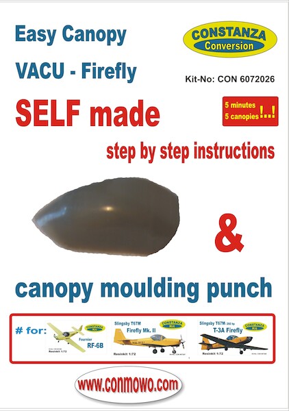 Canopy moulding punch for Fournier/Firefly  CON6072026