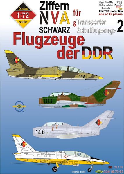 Flugzeuge der DDR: Trainer & Transport 2 (L39 Albatros, Mikoyan MiG15 UTI)  CON887291