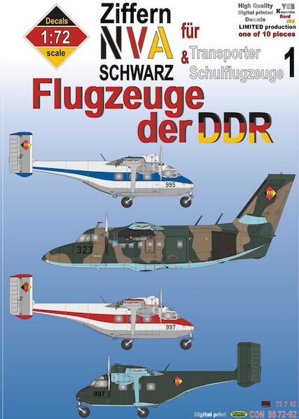 Flugzeuge der DDR: Trainer & Transport 1 (Antonov AN14, Let 410)  CON887292