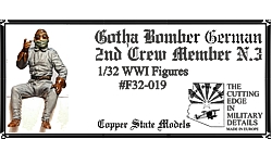WW1 German Gotha Bomber 2nd Crew Member 3  F32-019