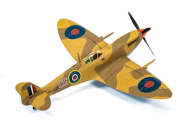 Spitfire MkIXc, RAF, MA408, RAF 322 Wing, GC Colin Gray, Operation Husky July 1943  AA29102