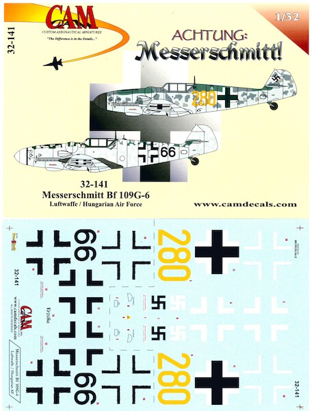 Achtung: Messerchmitt! (Luftwaffe, Hungary Me109G-6)  CAM32-141
