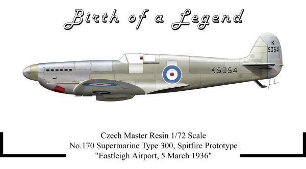 Supermarine Spitfire type 300 Prototype "Birth of a Legend"  170