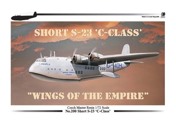 Short S23C Class Empire Flying boat  200