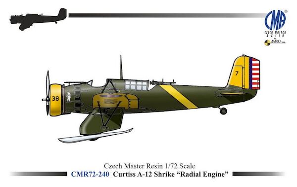 Curtiss A-12 Shrike "Radial Engine" - Revised-  CMR72-240