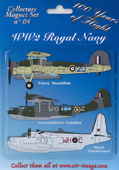 Fridge Magnets set: World War II: Royal Navy  MAGNETS 04