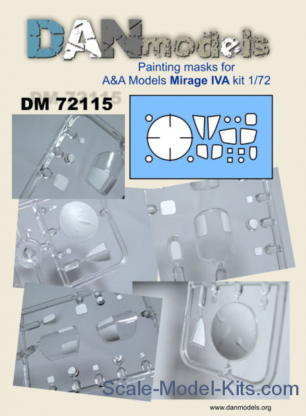 Vinyl painting mask for MIrage IV (AA Models)  DM72115