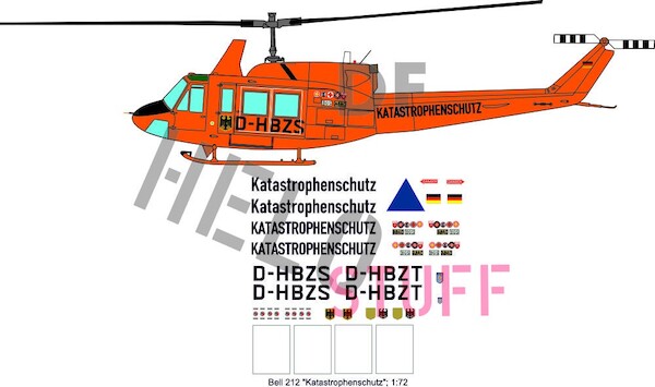 Bell 212 "Katastrophenschutz"  DF10448
