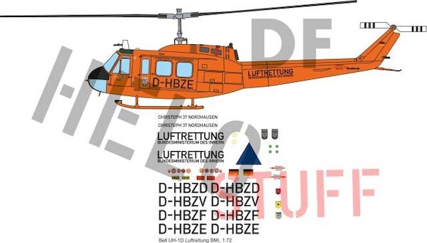Bell UH-1D "Luftrettung Bundesministerium des Innern"  DF11072
