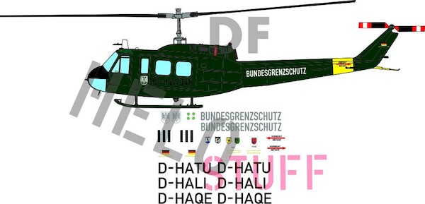 Bell UH-1D "Bundesgrenzschutz"  DF20372