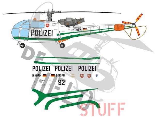 Alouette III "Polizei Niedersachsen"  DF20748