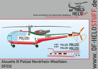 Alouette III "Polizei Nordrhein Westfalen"  DF23248