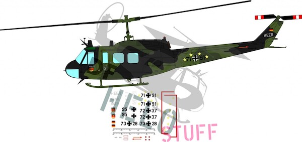 Bell UH-1D RGT30 "Hot Blade 2014"  DF32148