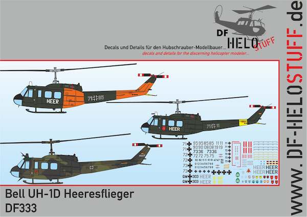 Bell UH-1D "Heeresflieger" The Last German Huey's  DF33332