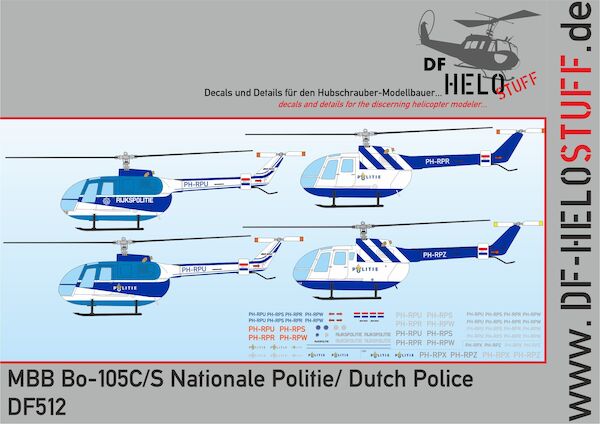 Bolkow Bo105  "Dutch National Police"  DF51232