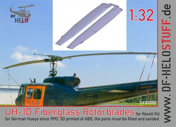 Bell UH-1D Huey Fibreglass Rotor Blades (Revell)  DF83332