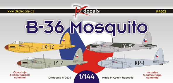 B-36 (Mosquito FB.VI) 'CzAF (5 schemes)  DK144002