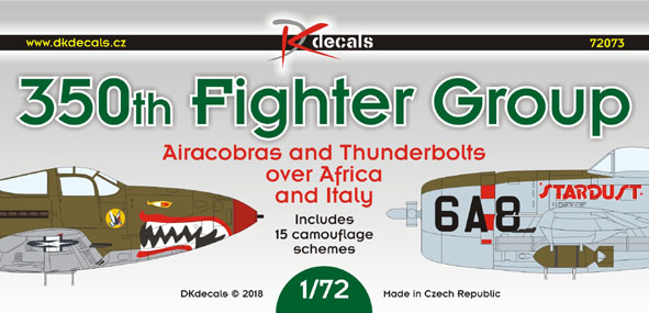 350th Fightergroup Airacobra's and Thunderbolts over Africa and Italy  DK72073